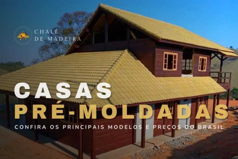 Casas pré-moldadas de madeira: preços a partir de R$10 mil e vantagens
