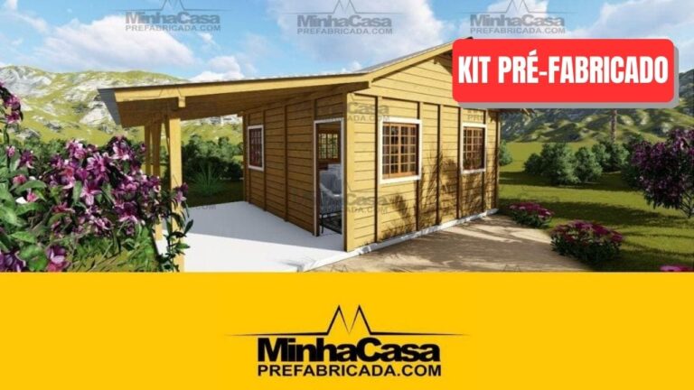 Kit de Casa Pré-Fabricada Modelo POP 1.0 | 36 m²