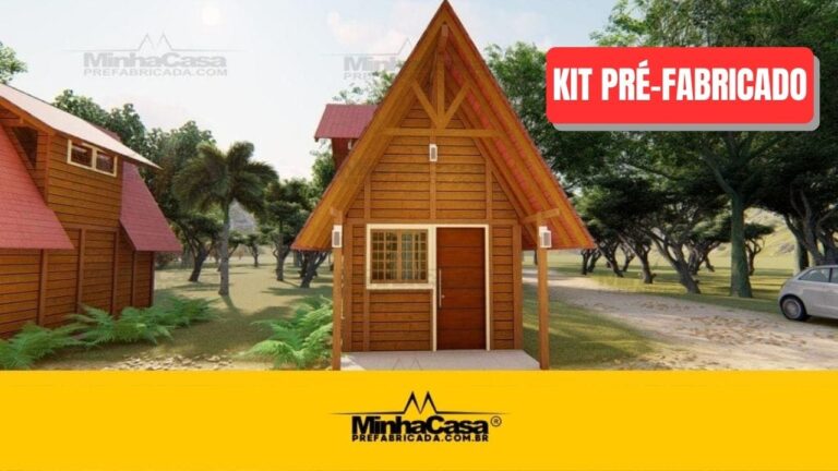 Kit de Casa Pré-Fabricada Modelo POP 1.2 | 90 m²
