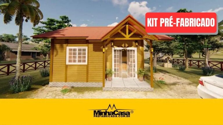 Kit de Casa Pré-Fabricada Modelo POP 1.3 | 34 m²
