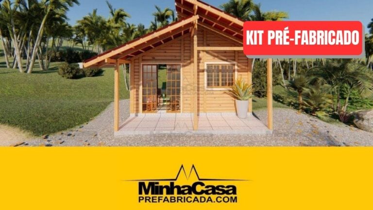 Kit de Casa Pré-Fabricada Modelo POP 1.4 | 37 m²