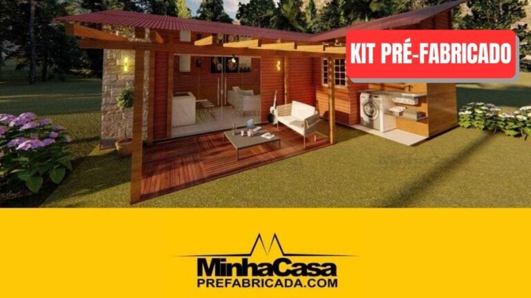 Kit de Casa Pré-Fabricada Modelo POP 1.6 | 36 m²