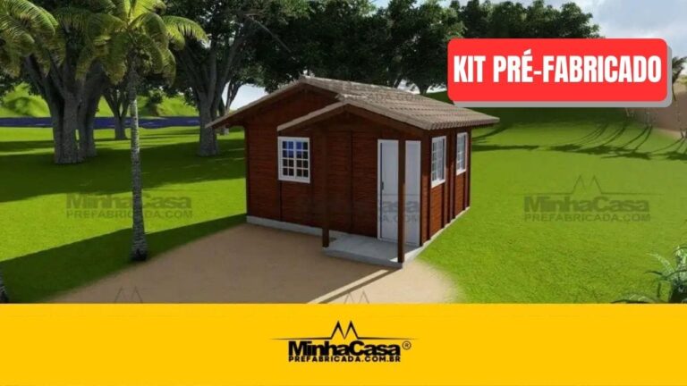 Kit de Casa Pré-Fabricada Modelo Penha | 22 m²