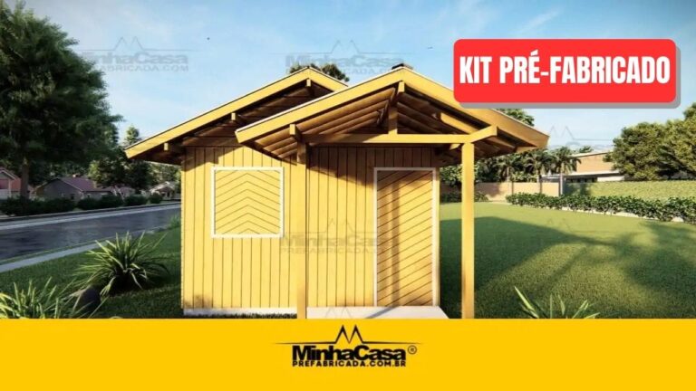 Kit de Casa Pré-Fabricada Modelo Super POP 1 | 22 m²