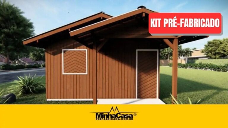 Kit de Casa Pré-Fabricada Modelo Super POP 2 | 33 m²