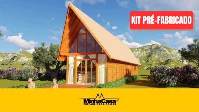 Kit de Chalé Pré-Fabricado Modelo Rio das Ostras | 99 m²