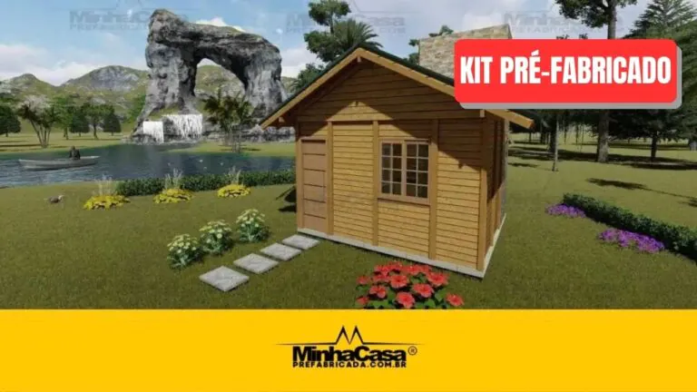Kit de Tiny House Pré-Fabricada Modelo TH02 | 16 m²