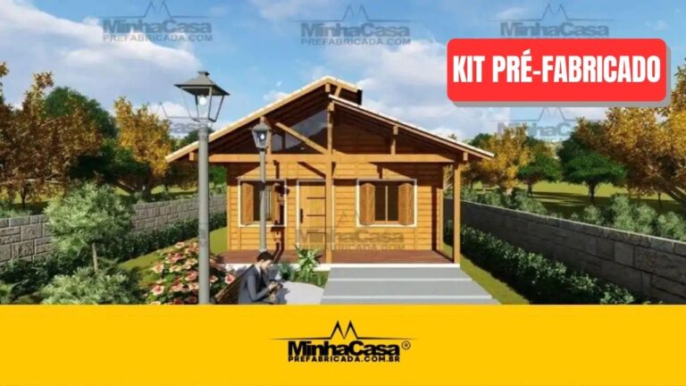 Kit de Casa Pré-Fabricada Modelo Araquarí | 88 m²