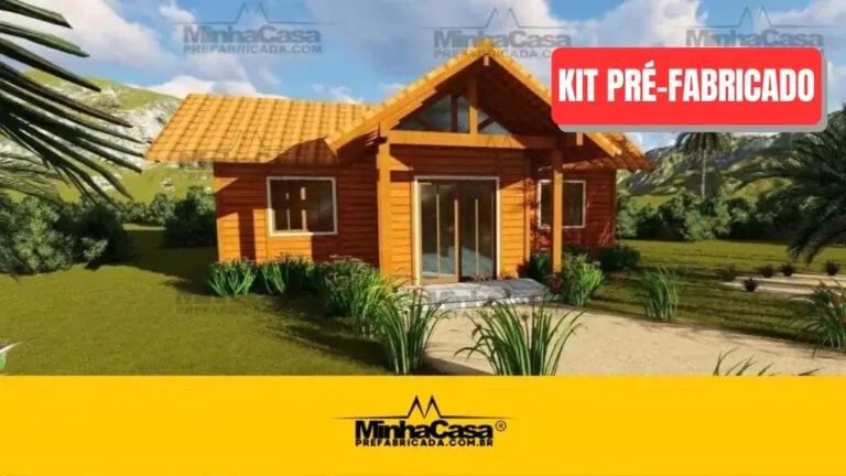 Kit de Casa Pré-Fabricada Modelo Barra Velha II | 48 m²