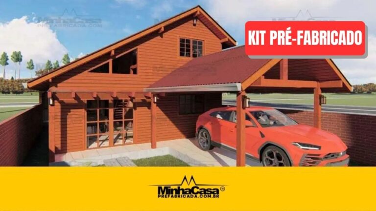 Kit de Casa Pré-Fabricada Modelo PD 2.0 | 137 m²
