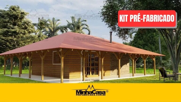 Kit de Casa Pré-Fabricada Modelo PD 2.2 | 119 m²