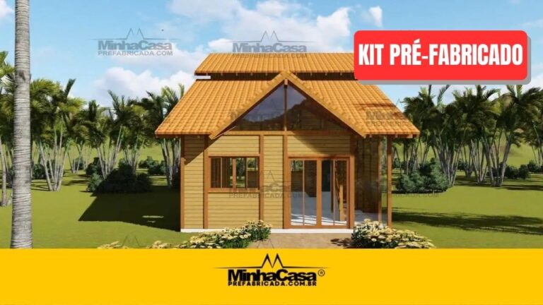 Kit de Casa Pré-Fabricada Modelo PD Ouro Preto | 99 m²