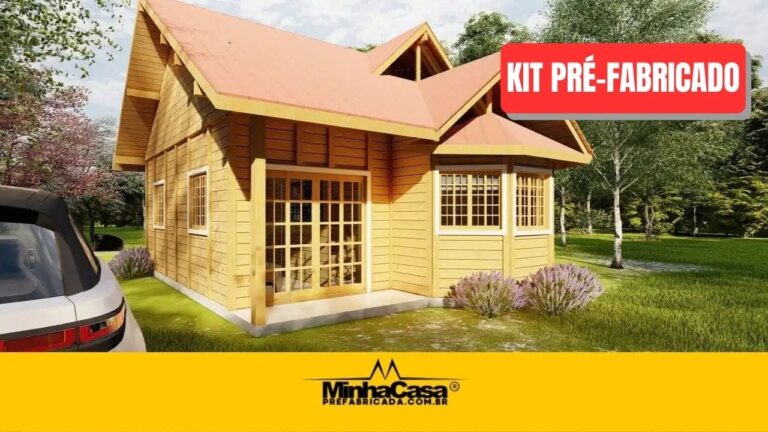 Kit de Casa Pré-Fabricada Modelo PD Tijucas I | 64 m²