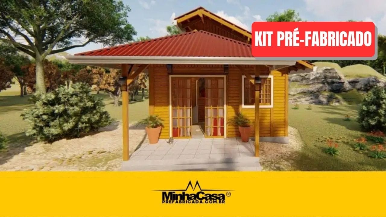 Kit de Casa Pré-Fabricada Modelo POP 2.3 _ 67 m²