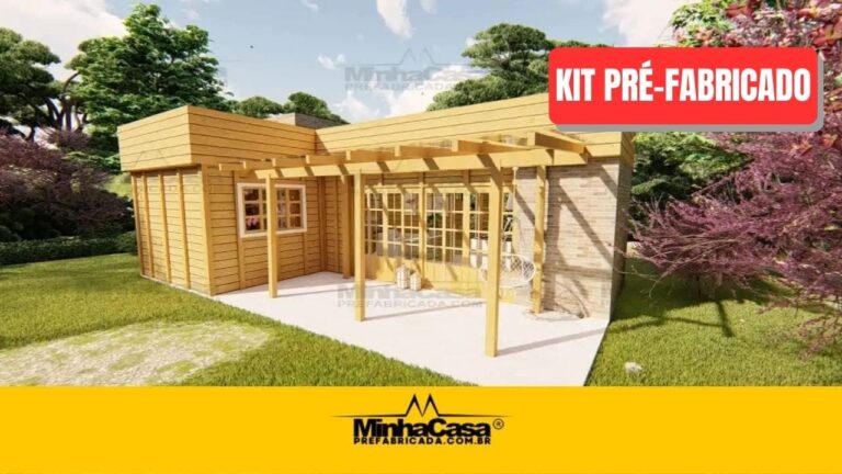 Kit de Casa Pré-Fabricada Modelo POP 2.6 | 69 m²