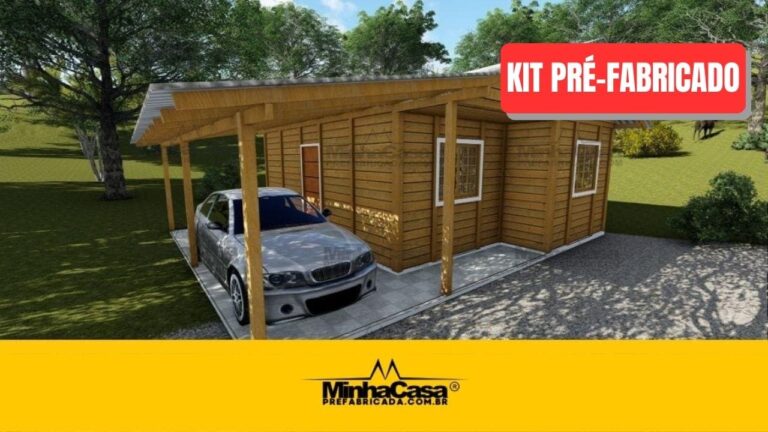 Kit de Casa Pré-Fabricada Modelo POP 2.0 | 60 m²