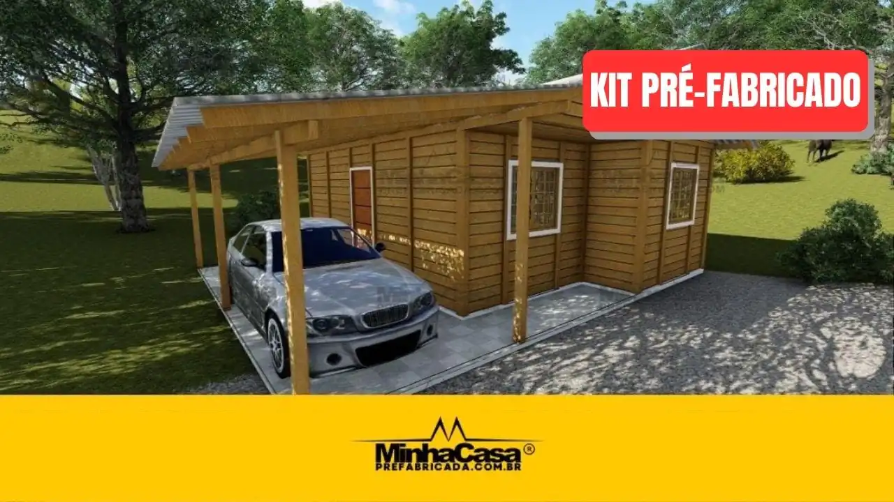 Kit de Casa Pré-Fabricada Modelo POP 2.0 _ 60 m²