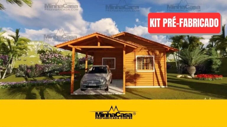 Kit de Casa Pré-Fabricada Modelo POP 2.1 | 68 m²