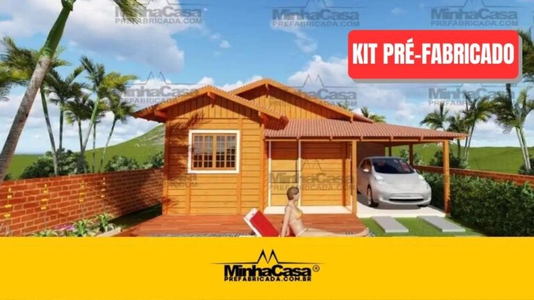 Kit de Casa Pré-Fabricada Modelo POP 2.2 | 52 m²