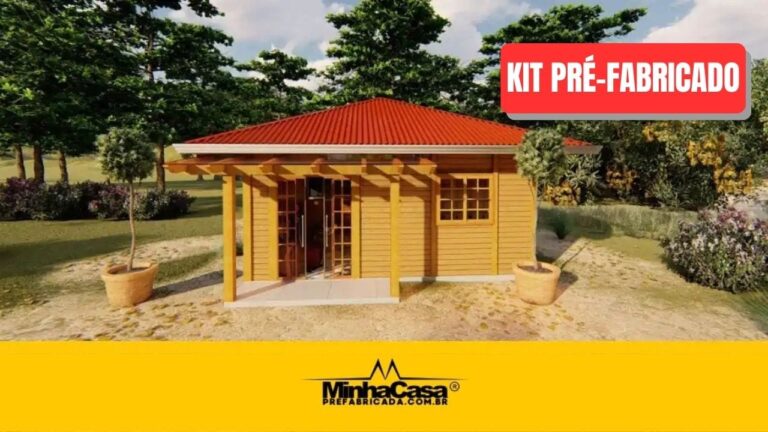 Kit de Casa Pré-Fabricada Modelo POP 2.4 | 44 m²