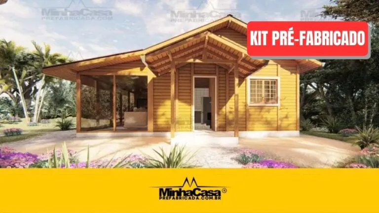 Kit de Casa Pré-Fabricada Modelo POP 2.5 | 63 m²