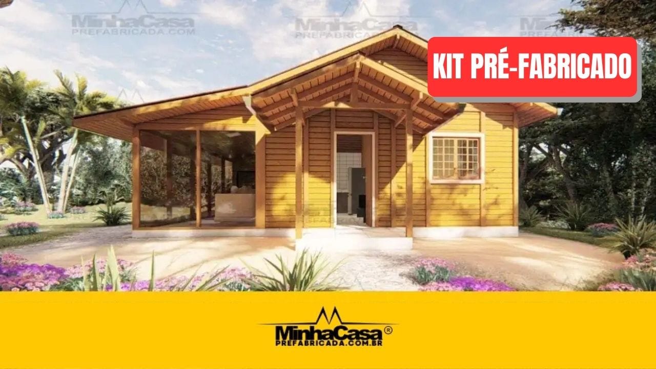 Kit de Casa Pré-Fabricada Modelo POP 2.5 _ 63 m²