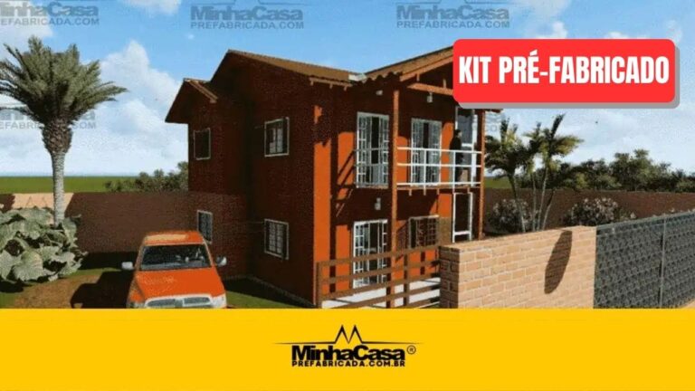 Kit de Casa Pré-Fabricada Modelo Camboriú | 106 m²