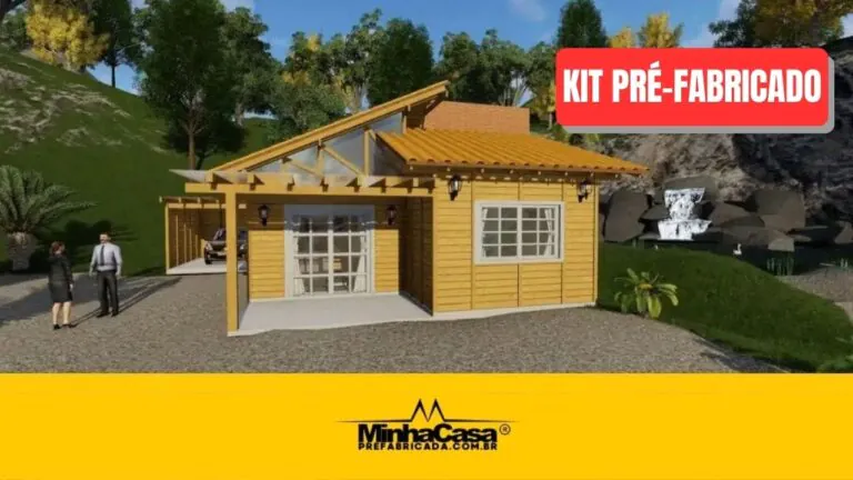 Kit de Casa Pré-Fabricada Modelo Jambeiro | 115 m²