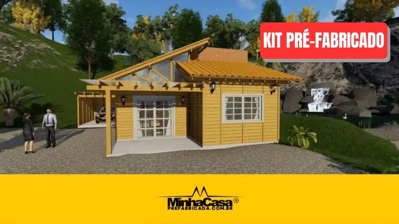 Kit de Casa Pré-Fabricada Modelo Jambeiro _ 115 m²