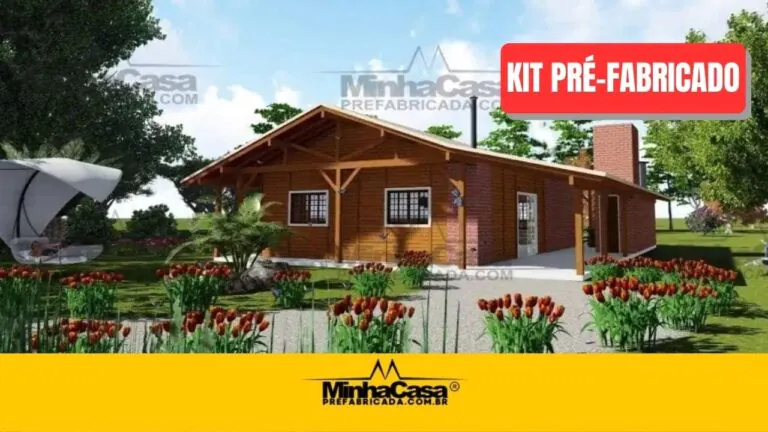 Kit de Casa Pré-Fabricada Modelo Mato Grosso Do Sul | 186 m²