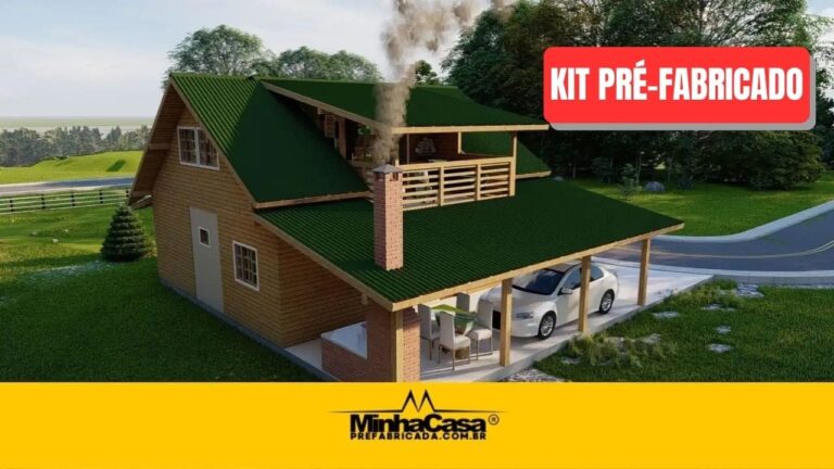Kit de Casa Pré-Fabricada Modelo PD Tijucas IV | 167 m²