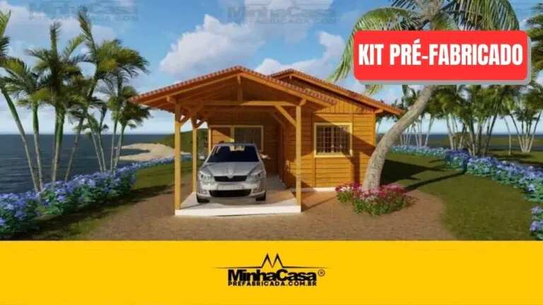 Kit de Casa Pré-Fabricada Modelo POP 3.1 | 81 m²