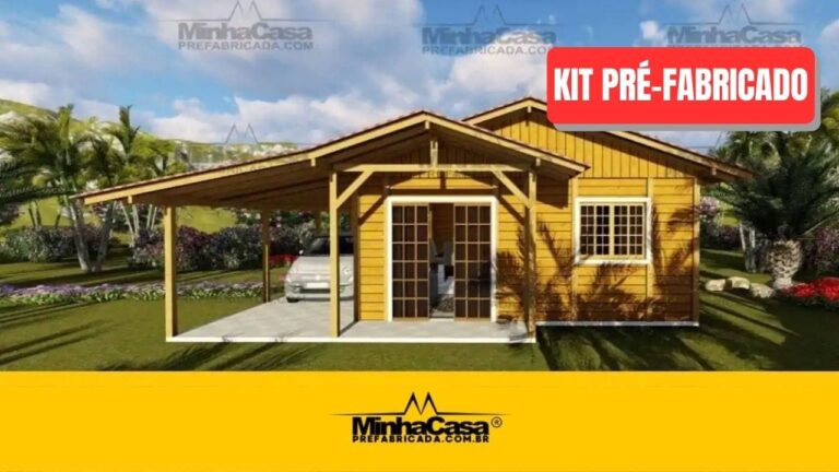 Kit de Casa Pré-Fabricada Modelo POP 3.2 | 110 m²