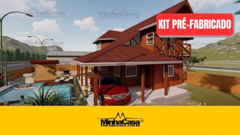 Kit de Casa Pré-Fabricada Modelo Rio de Janeiro | 178 m²