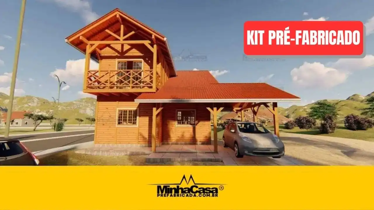 Kit de Casa Pré-Fabricada Modelo São Paulo _ 164 m²