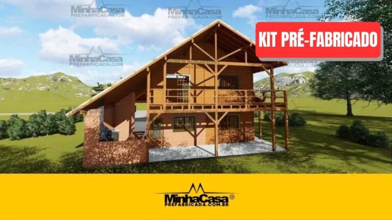 Kit de Casa Pré-Fabricada Modelo Mato Grosso | 224 m²