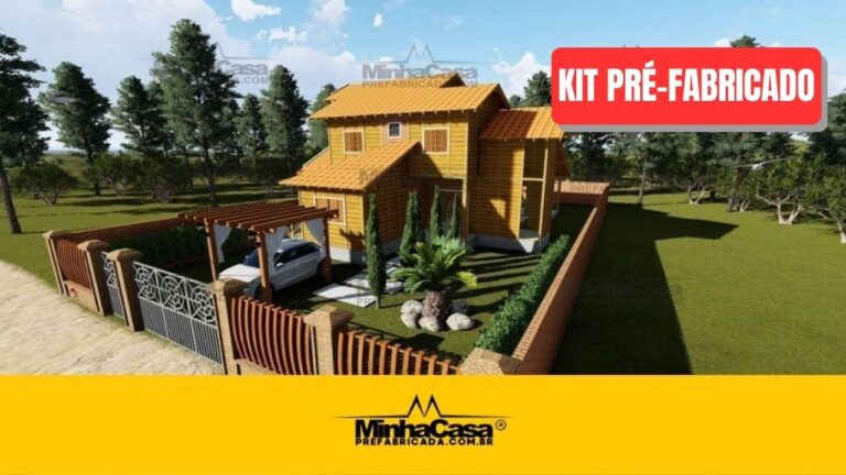 Kit de Casa Pré-Fabricada Modelo Minas Gerais | 254 m²