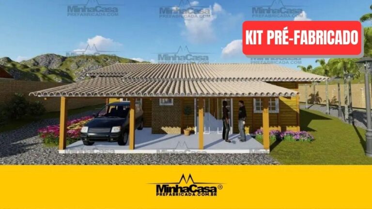 Kit de Casa Pré-Fabricada Modelo Navegantes | 112 m²