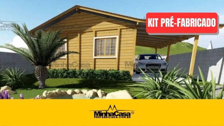 Kit de Casa Pré-Fabricada Modelo POP 4.0 | 83 m²