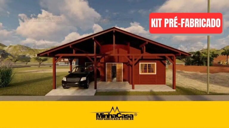 Kit de Casa Pré-Fabricada Modelo Piracicaba | 175 m²