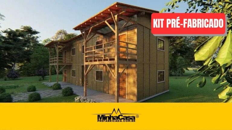 Kit de Casa Pré-Fabricada Modelo Pousada 5 | 218 m²