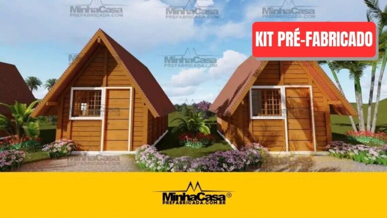 Kit de Chalé Pré-Fabricado Modelo Pousada POP 1.0 | 15 m²