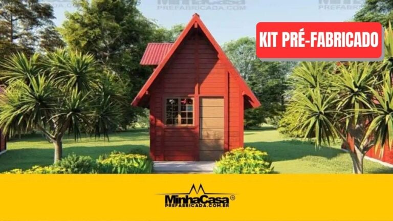 Kit de Chalé Pré-Fabricado Modelo Pousada POP 1.1 | 21 m²