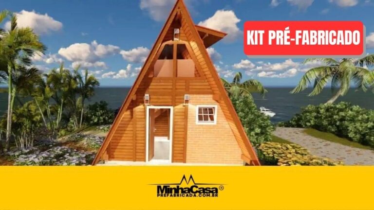 Kit de Chalé Pré-Fabricado Modelo Pousada POP 1.3 | 32 m²