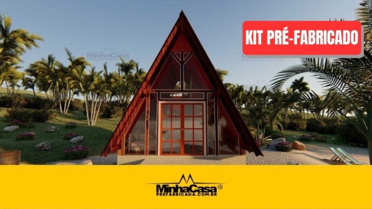 Kit de Chalé Pré-Fabricado Modelo Pousada POP 1.4 | 24 m²
