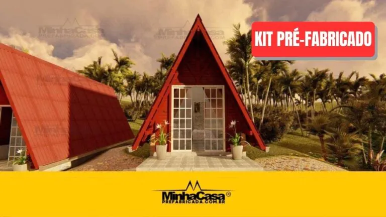 Kit de Chalé Pré-Fabricado Modelo Pousada POP 1.5 | 19,5 m²