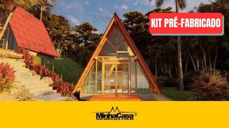 Kit de Chalé Pré-Fabricado Modelo Pousada POP 1.8 | 32 m²