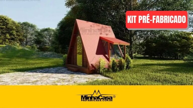 Kit de Chalé Pré-Fabricado Modelo Pousada POP 1.9 | 9 m²