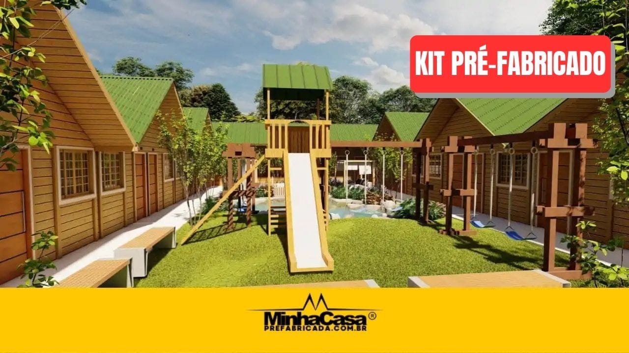 Kit de Pousada Pré-Fabricada Modelo POP 18.0 _ 329 m²