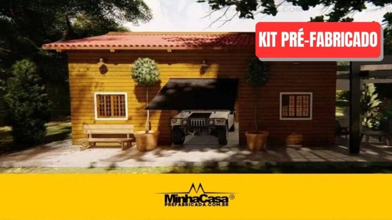 Kit de Galpão Pré-Fabricado Modelo Galpão ll | 77 m²